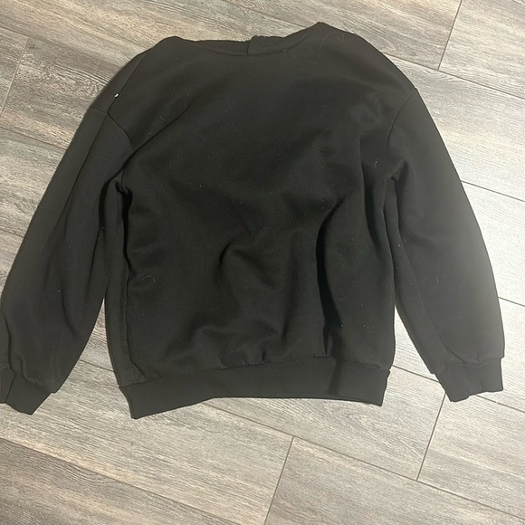 Black Quoted Hoodie - Picture 2 of 3